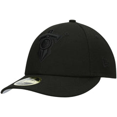 Tennessee Titans New Era Alternate Logo Black on Black Low Profile 59FIFTY II Fitted Hat - Black sale