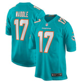 Jaylen Waddle Miami Dolphins Game Player Jersey - Aqua for sale