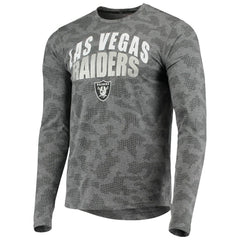 Las Vegas Raiders MSX by Michael Strahan Camo Performance Long Sleeve T-Shirt - Black discount