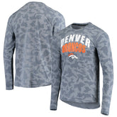 Denver Broncos MSX by Michael Strahan Camo Performance Long Sleeve T-Shirt - Navy online