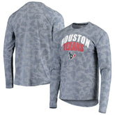 Houston Texans MSX by Michael Strahan Camo Performance Long Sleeve T-Shirt - Navy sale