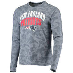 New England Patriots MSX by Michael Strahan Camo Performance Long Sleeve T-Shirt - Navy on sale