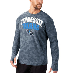Tennessee Titans MSX by Michael Strahan Camo Long Sleeve T-Shirt - Navy on sale