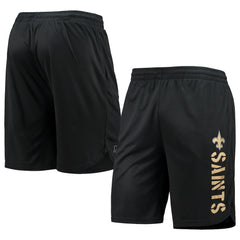 New Orleans Saints MSX by Michael Strahan Training Shorts - Black cheap