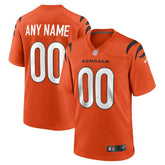Cincinnati Bengals Alternate Game Custom Jersey - Orange online