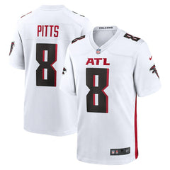 Kyle Pitts Atlanta Falcons Game Player Jersey - White for sale