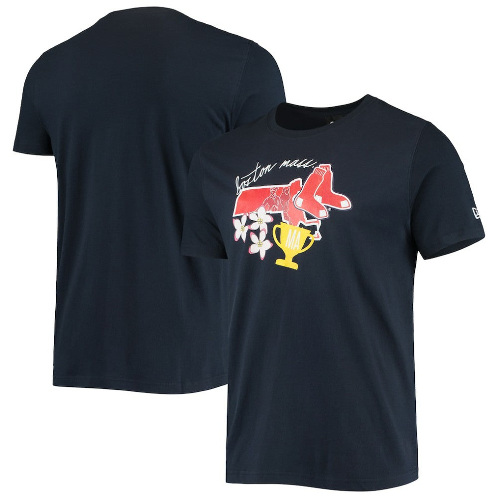Boston Red Sox City Cluster T-Shirt Navy
