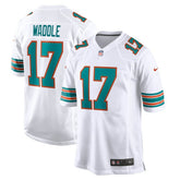 Jaylen Waddle Miami Dolphins Game Jersey - White on sale