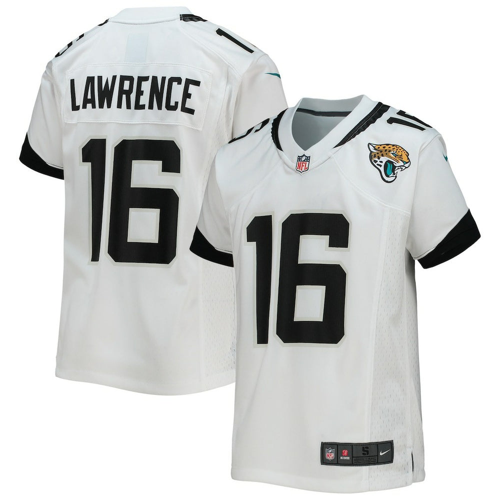 Trevor Lawrence Jacksonville Jaguars Youth Game Jersey - White cheap