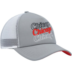 Chicago Blackhawks adidas Women's Foam Trucker Snapback Hat - Gray/White Hats