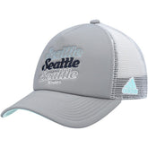 Seattle Kraken adidas Women's Foam Trucker Snapback Hat - Gray/White Hats