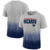 Washington Wizards Board Crasher Dip-Dye T-Shirt - Heathered Gray/Navy sale