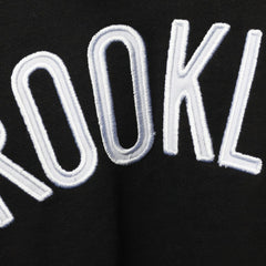 Brooklyn Nets Big & Tall Double Contrast Pullover Hoodie - Black/White sale
