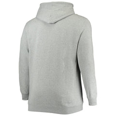 Chicago Bulls Hardwood Classics Big & Tall Throwback Pullover Hoodie sale - Heathered Gray cheap