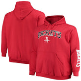 Houston Rockets Big & Tall Team Wordmark Pullover Hoodie sale - Red shop