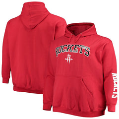 Houston Rockets Big & Tall Team Wordmark Pullover Hoodie sale - Red shop