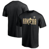 Alvin Kamara New Orleans Saints Checkdown T-Shirt - Black discount