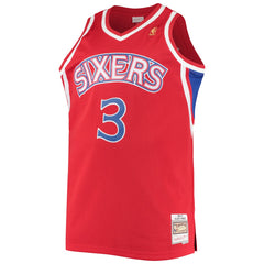Allen Iverson Philadelphia 76ers 1996/97 Big & Tall Hardwood Classics Swingman Jersey - Red discount