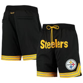 Pittsburgh Steelers Just Don Gold Rush Shorts - Black discount