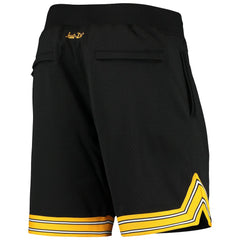 Pittsburgh Steelers Just Don Gold Rush Shorts - Black discount