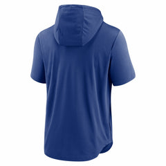 Kansas City Royals Lockup Performance Short Sleeve Lightweight Hooded Top Royal