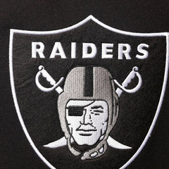 Las Vegas Raiders Home Advantage Raglan Short Sleeve Pullover Hoodie - Black cheap