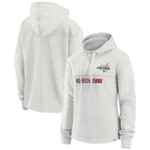 Washington Capitals Fanatics Women's True Classics Legacy Quarter-Zip Hoodie - Ash Hoodies