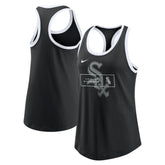 Chicago White Sox Women's X-Ray Racerback Performance Tank Top Black