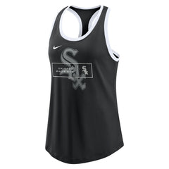 Chicago White Sox Women's X-Ray Racerback Performance Tank Top Black