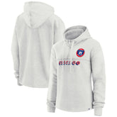 Chicago Cubs Women's True Classics Legacy Quarter-Zip Hoodie Oatmeal