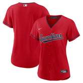 Cleveland Guardians Women's Alternate Replica Team Jersey Red