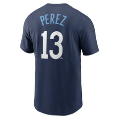 Salvador Perez Kansas City Royals City Connect Name & Number T-Shirt Navy