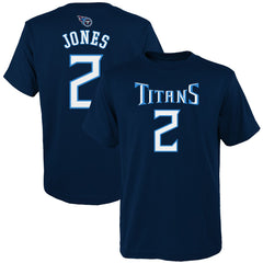 Julio Jones Tennessee Titans Youth Mainliner Player Name & Number T-Shirt - Navy online