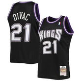 Vlade Divac Sacramento Kings 2000/01 Hardwood Classics Swingman Jersey - Black cheap
