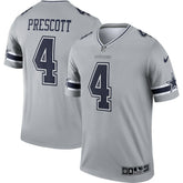 Dak Prescott Dallas Cowboys Inverted Legend Player Performance Top - Gray sale
