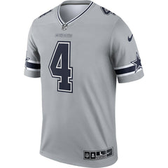 Dak Prescott Dallas Cowboys Inverted Legend Player Performance Top - Gray sale