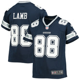 CeeDee Lamb Dallas Cowboys Youth Player Game Jersey - Navy sale