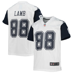 CeeDee Lamb Dallas Cowboys Youth Alternate Game Jersey - White online