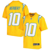 Justin Herbert Los Angeles Chargers Youth Inverted Team Game Jersey - Gold on sale