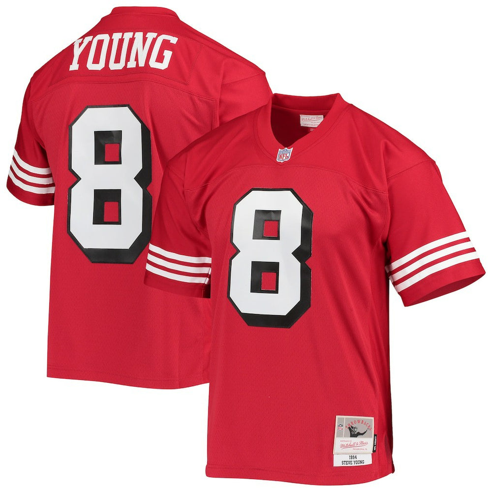 Steve Young San Francisco 49ers Legacy Replica Jersey - Scarlet for sale