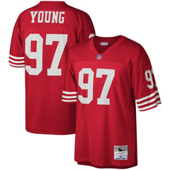 Bryant Young San Francisco 49ers Legacy Replica Jersey - Scarlet for sale
