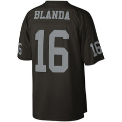 George Blanda Las Vegas Raiders Legacy Replica Jersey - Black outlet
