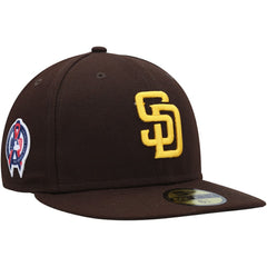 San Diego Padres 9/11 Memorial Side Patch 59FIFTY Fitted Hat Brown