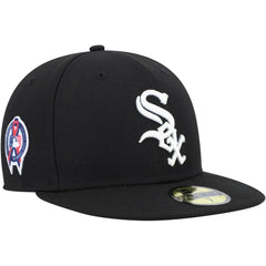 Chicago White Sox 9/11 Memorial Side Patch 59FIFTY Fitted Hat Black