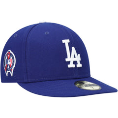 Los Angeles Dodgers 9/11 Memorial Side Patch 59FIFTY Fitted Hat Royal