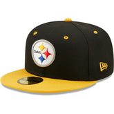 Pittsburgh Steelers New Era Flipside 2Tone 59FIFTY Fitted Hat - Black/Gold online