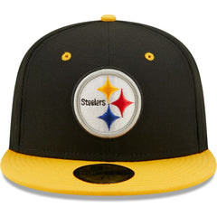Pittsburgh Steelers New Era Flipside 2Tone 59FIFTY Fitted Hat - Black/Gold online