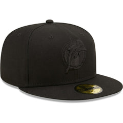 Miami Dolphins New Era Team Black on Black Alternate Logo 59FIFTY Fitted Hat on sale