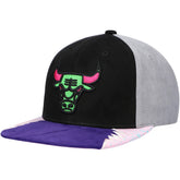 Chicago Bulls Day 5 Snapback Hat - Black/Pink discount