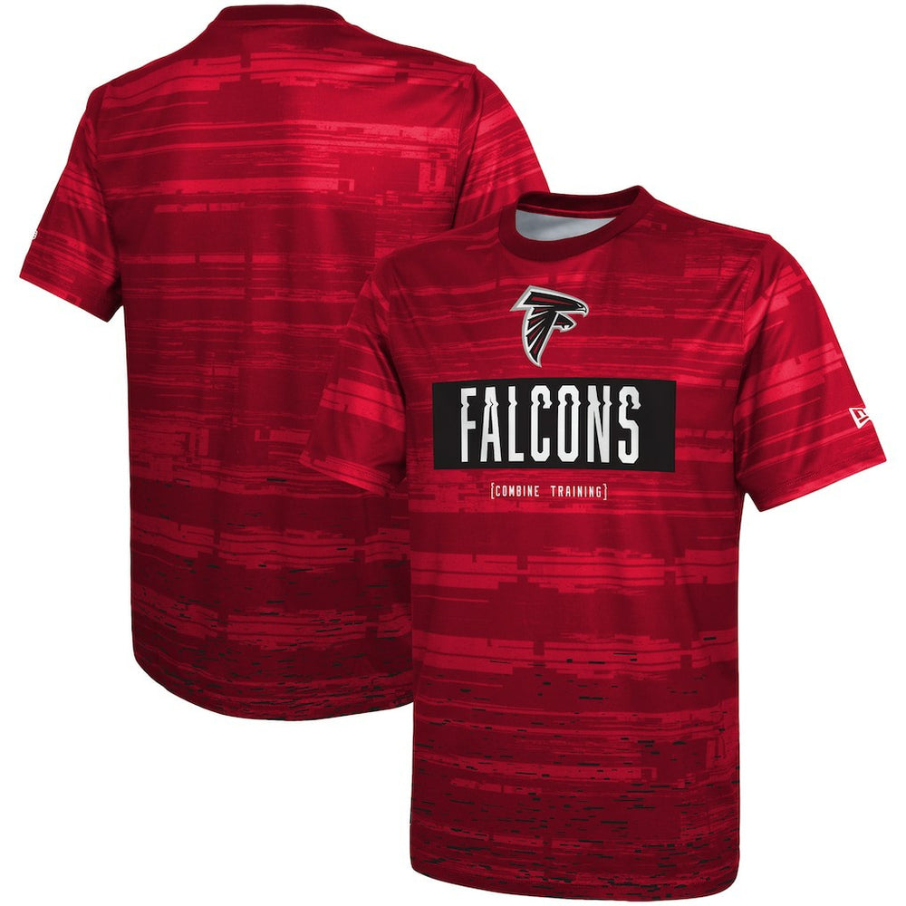 Atlanta Falcons New Era Combine Authentic Sweep T-Shirt - Red sale